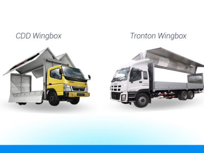 Perbedaan Kapasitas Truk wingbox, Tronton Wingbox dan Trailer Wingbox