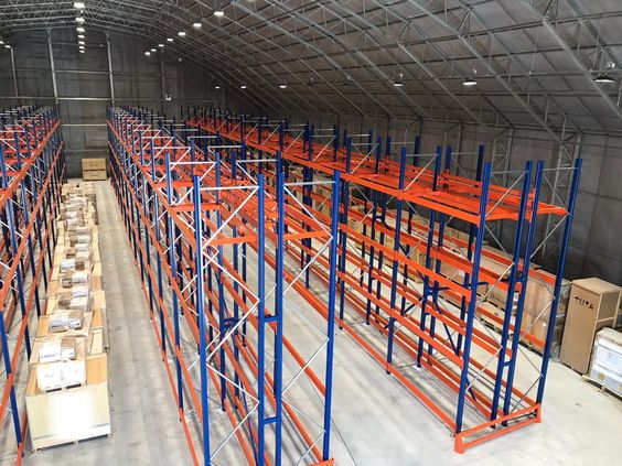 WAREHOUSE HEAVY DUTY STORAGE RACKS UNTUK GUDANG INDUSTRI