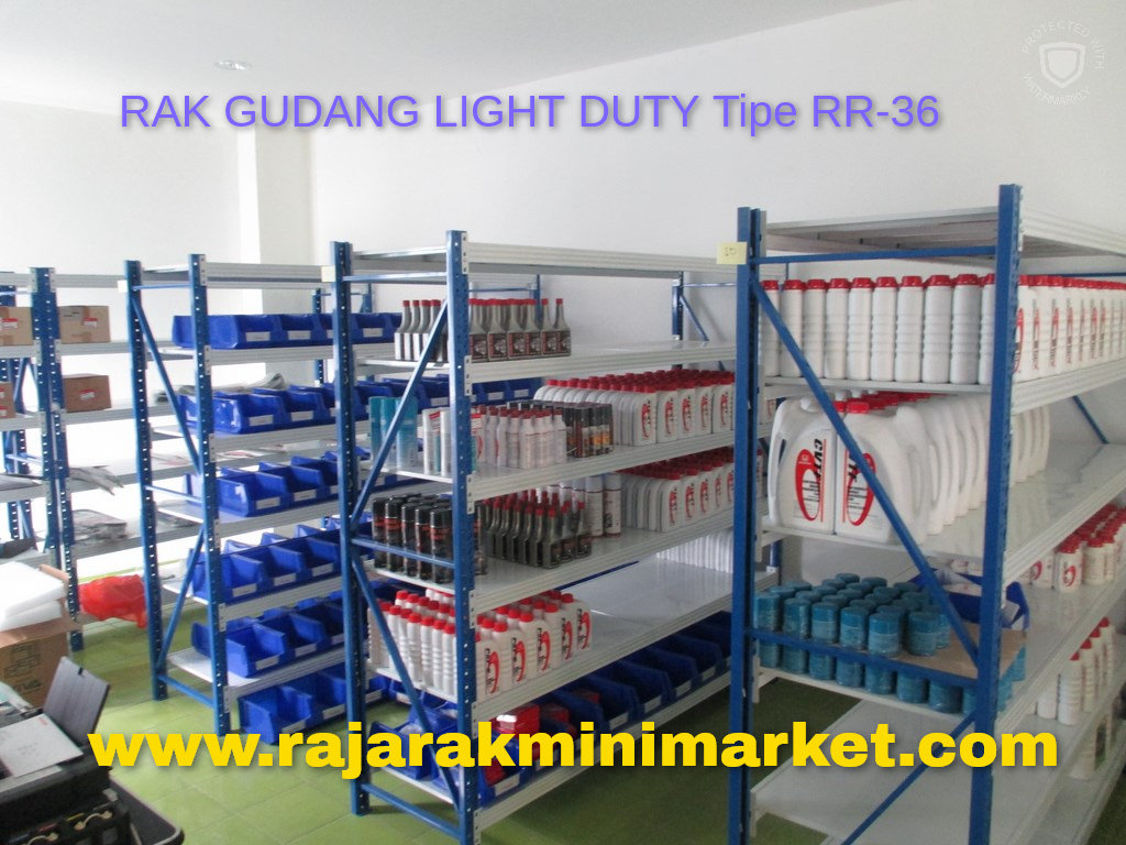 JUAL RAK INDUSTRI TERLENGKAP BERBAGAI UKURAN - LIGHT, MEDIUM & HEAVY DUTY RACKING