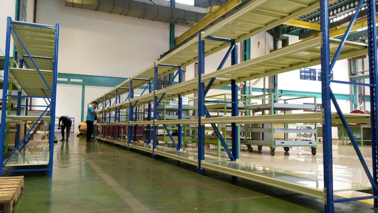 JUAL RAK INDUSTRI TERLENGKAP BERBAGAI UKURAN - LIGHT, MEDIUM & HEAVY DUTY RACKING